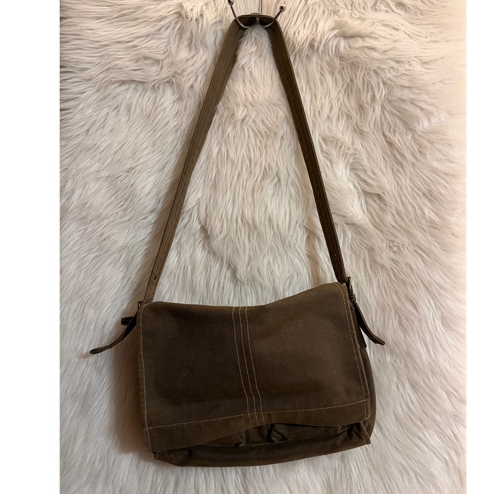 Fossil Army Green Satchel
